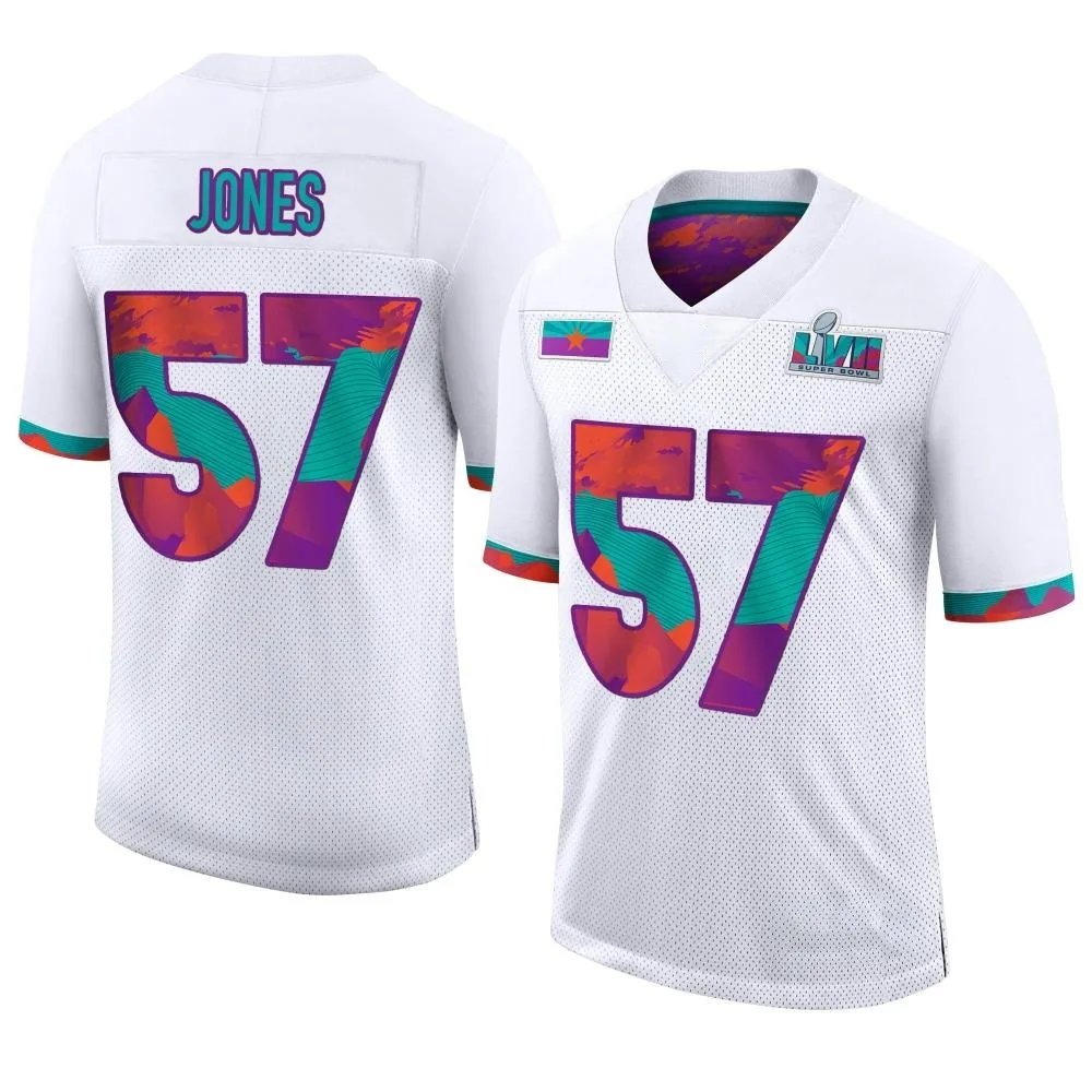 Youth Kansas City Chiefs Truman Jones Nike Super Bowl LVII Limited White Jersey Youth Kansas City Chiefs Truman Jones Nike Super Bowl LVII Limited White Jersey