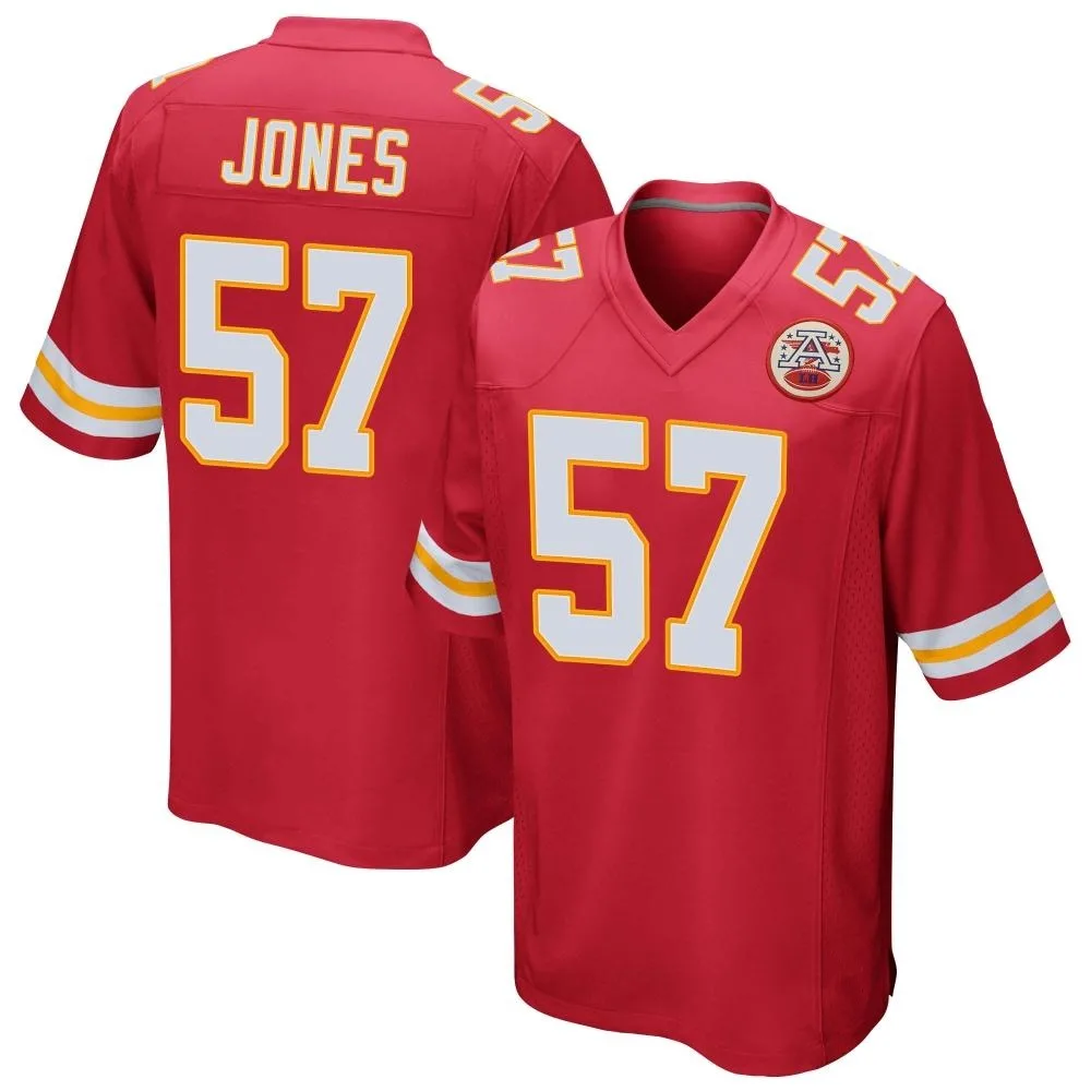 Youth Kansas City Chiefs Truman Jones Nike Team Color Game Red Jersey Youth Kansas City Chiefs Truman Jones Nike Team Color Game Red Jersey