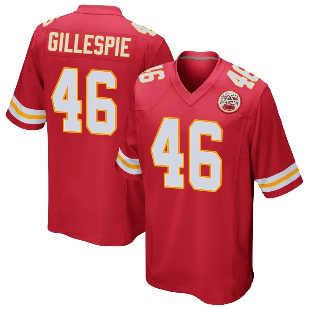 Men's Kansas City Chiefs Tyree Gillespie Nike Team Color Game Red Jersey Men's Kansas City Chiefs Tyree Gillespie Nike Team Color Game Red Jersey