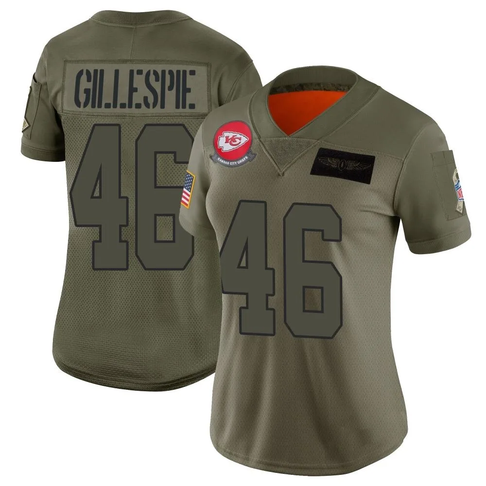 Women's Kansas City Chiefs Tyree Gillespie Nike 2019 Salute to Service Limited Camo Jersey Women's Kansas City Chiefs Tyree Gillespie Nike 2019 Salute to Service Limited Camo Jersey