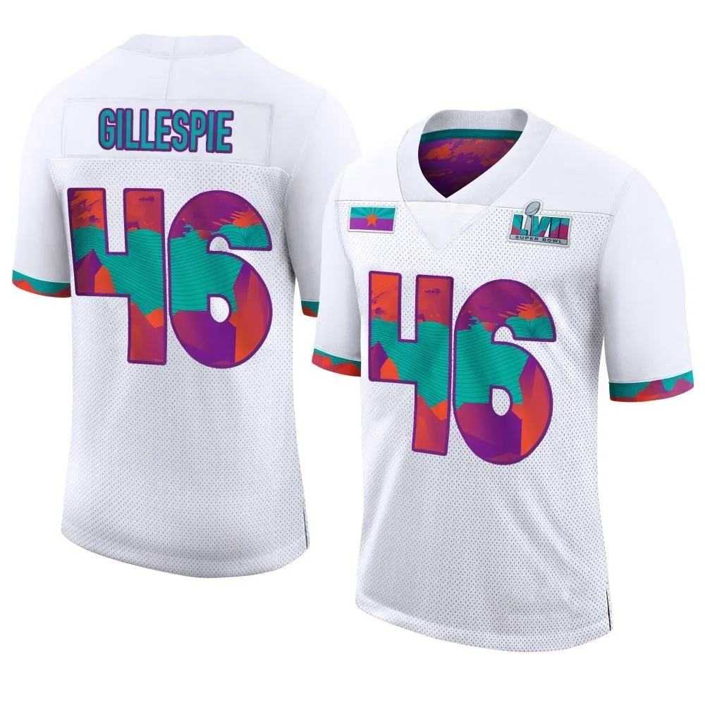 Youth Kansas City Chiefs Tyree Gillespie Nike Super Bowl LVII Limited White Jersey Youth Kansas City Chiefs Tyree Gillespie Nike Super Bowl LVII Limited White Jersey