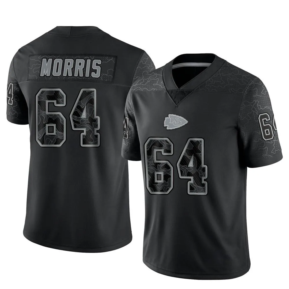 Men's Kansas City Chiefs Wanya Morris Nike Reflective Limited Black Jersey Men's Kansas City Chiefs Wanya Morris Nike Reflective Limited Black Jersey