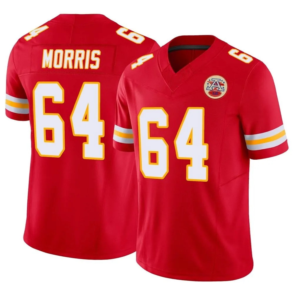 Men's Kansas City Chiefs Wanya Morris Nike Vapor F.U.S.E. Limited Red Jersey Men's Kansas City Chiefs Wanya Morris Nike Vapor F.U.S.E. Limited Red Jersey