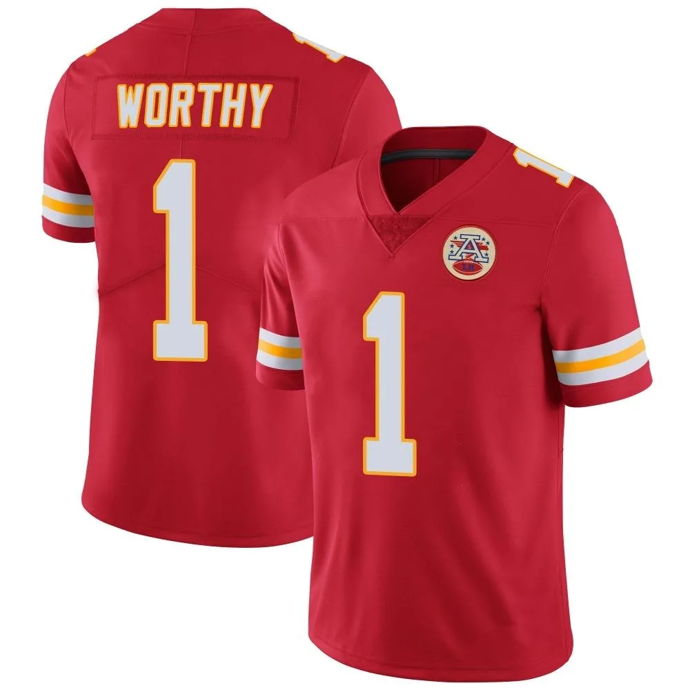 Men's Kansas City Chiefs Xavier Worthy Nike Team Color Vapor Untouchable Limited Red Jersey Men's Kansas City Chiefs Xavier Worthy Nike Team Color Vapor Untouchable Limited Red Jersey