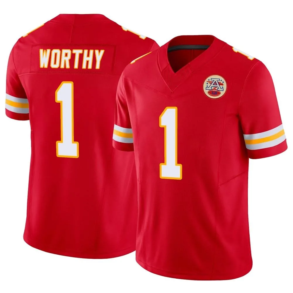Youth Kansas City Chiefs Xavier Worthy Nike Vapor F.U.S.E. Limited Red Jersey Youth Kansas City Chiefs Xavier Worthy Nike Vapor F.U.S.E. Limited Red Jersey
